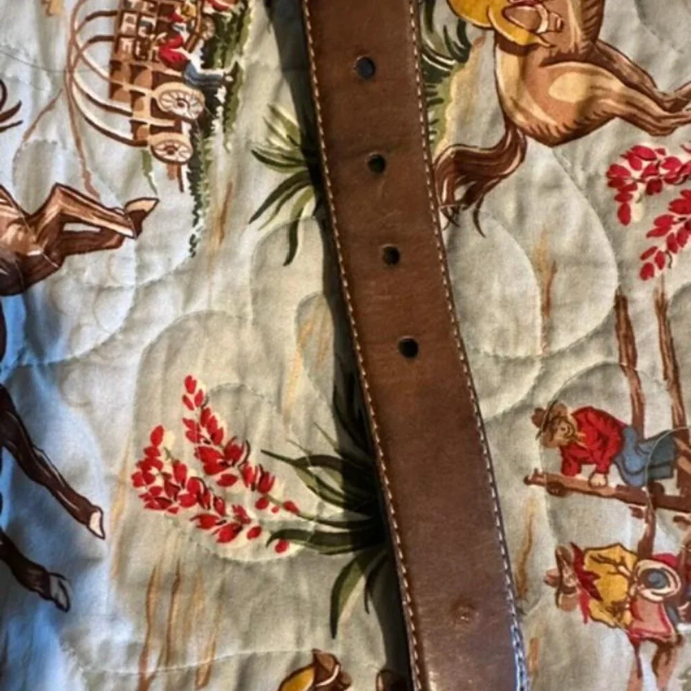 Leather Cowboy Belt for Boys